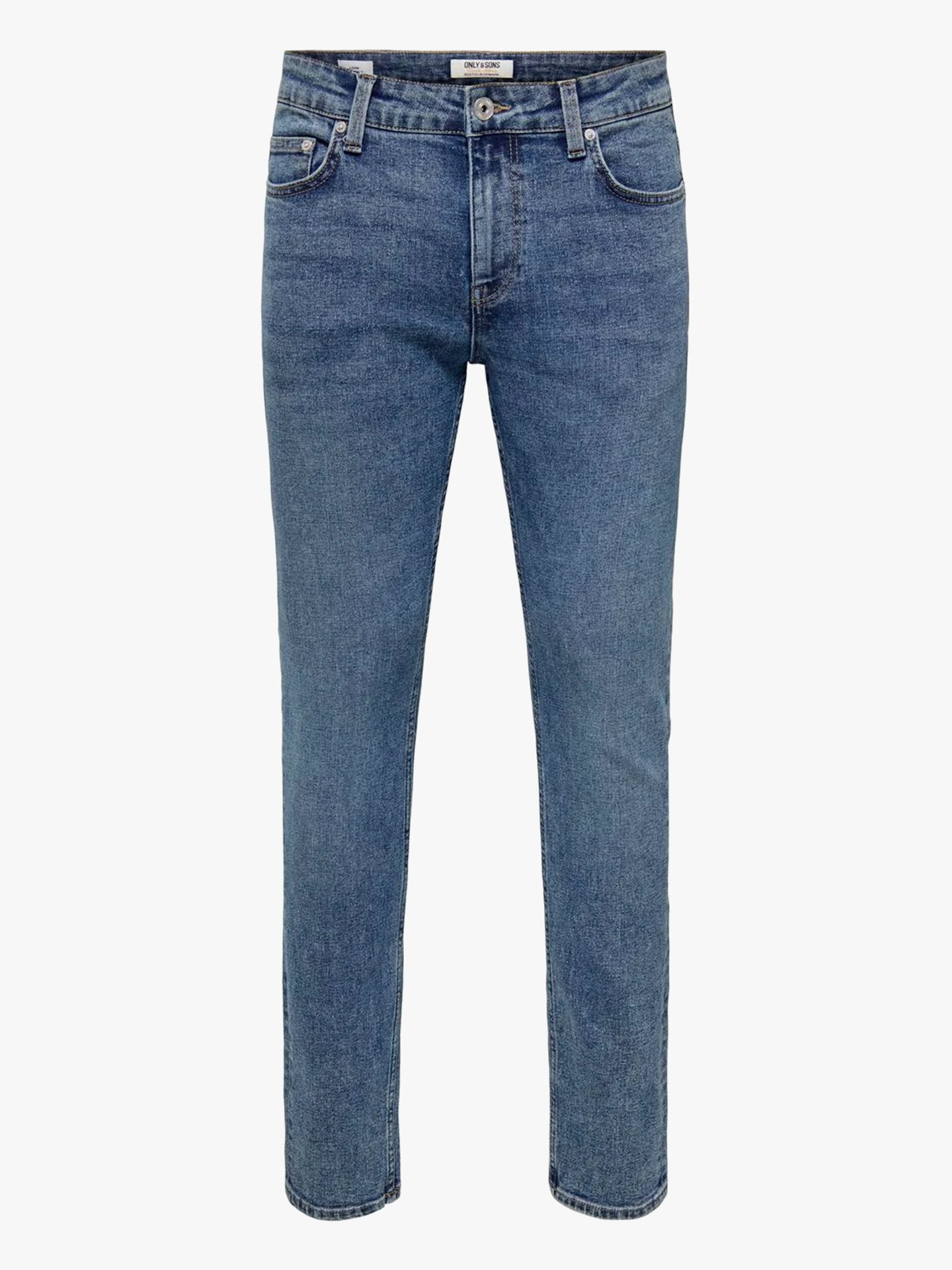 Only & Sons Loom Slim Denim Medium Blue Denim