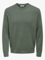 Only & Sons Berry Regular Long Sleeve Crew Knit Castor Gray