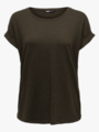 Only Moster Short Sleeve O-Neck Top Demitasse