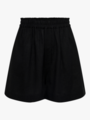 Only Tokyo Life High Waist Linen Blend Shorts Black