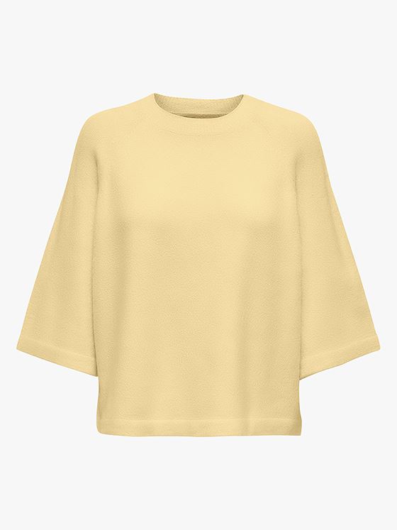 Only Simoni 3/4 Pullover Knit Mellow Yellow