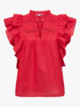 Only Sunny Capsl Frill Top High Risk Red