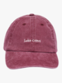 Only Eva Washed Embroidered Cap Zinfandel Washed