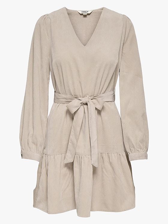 Only Marike Life Long Sleeve Cord Belt Dress String
