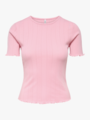 Only Tenna Life O-Neck Short Sleeve Top Romance Rose