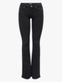 Only Blush Low Waist Flared Denim Black Denim