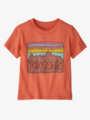 Patagonia Baby Fitz Roy Skies T-Shirt Coho Coral