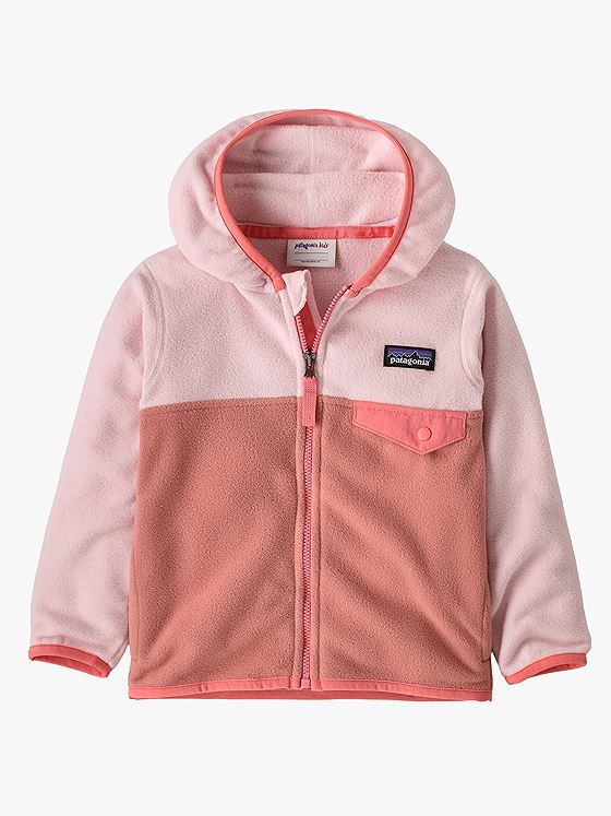 Patagonia Baby Micro D Snap-T Fleece Jacket Moment Pink
