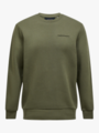 Peak Performance Original Small Logo Crew PINE NEEDLE