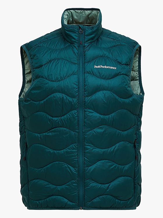 Peak Performance Helium Down Vest Men Ponderosa Pine / Green Valley