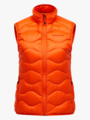 Peak Performance Helium Down Vest Women Solar Burst