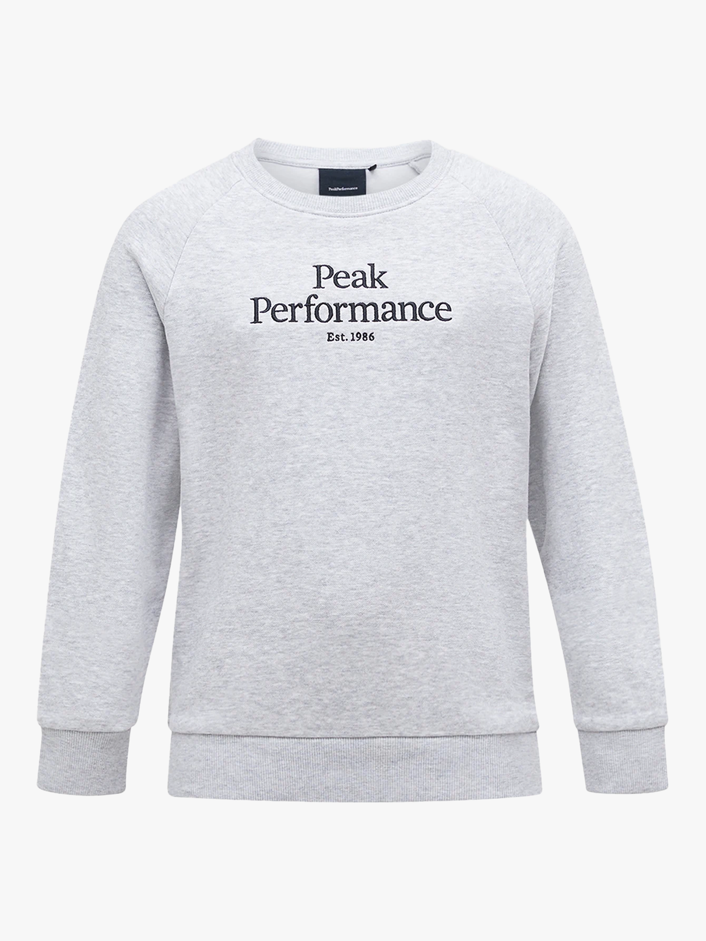 Peak Performance Junior Original Crew Med grey melange