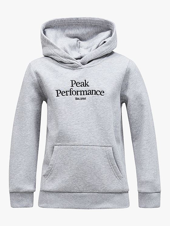 Peak Performance Jr Original Hood Med grey melange