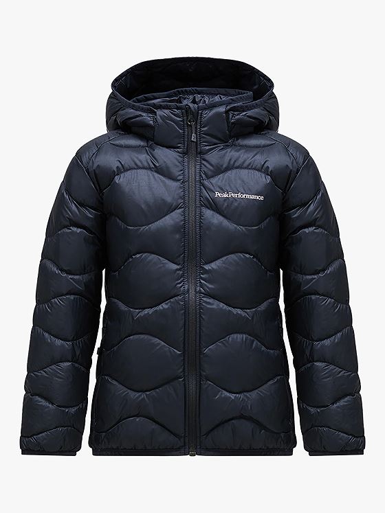 Peak Performance Junior Helium Down Hood Jacket Black