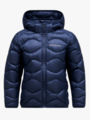 Peak Performance Junior Helium Down Hood Jacket Blue Shadow