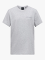 Peak Performance Jr Original Small Logo Tee Med grey melange
