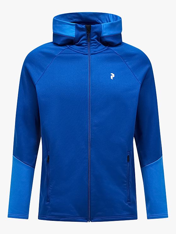 Peak Performance Rider Essentials Zip Hood True Blue / Crisp Air Blue
