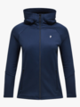 Peak Performance Rider Essentials Zip Hood Blue Shadow