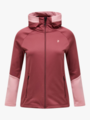 Peak Performance Rider Essentials Zip Hood Wild Rouge / Warm Blush