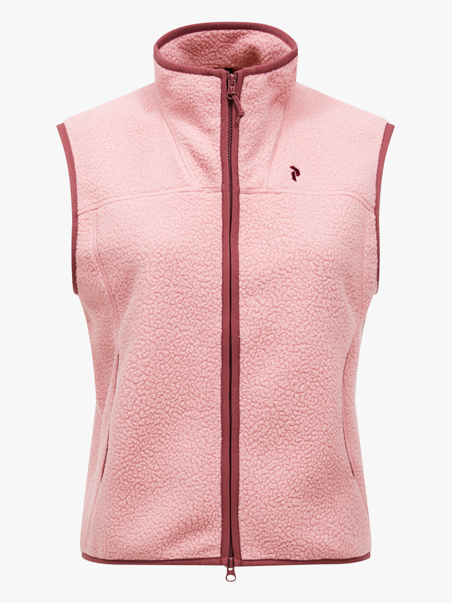 Peak Performance NatureRush Pile Vest Women Warm Blush / Wild Rouge