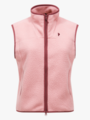 Peak Performance NatureRush Pile Vest Women Warm Blush / Wild Rouge