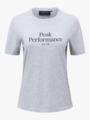 Peak Performance Original Tee Women Medium Grey Melange / Black