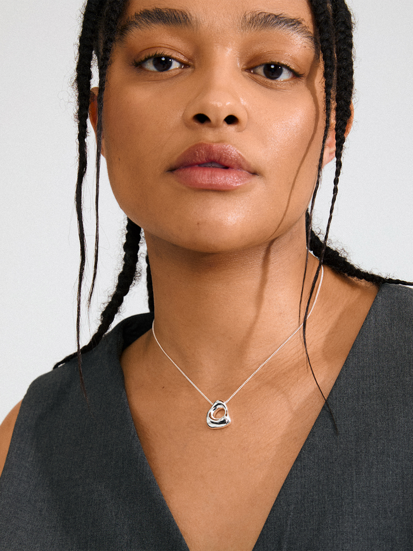 Pilgrim Free Halskjede Sølvbelagt