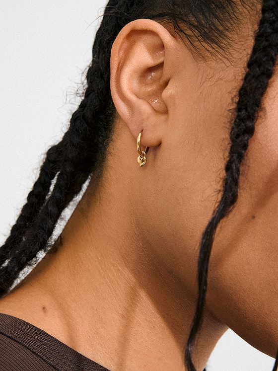 Pilgrim Alaia Øredobber Gullbelagt