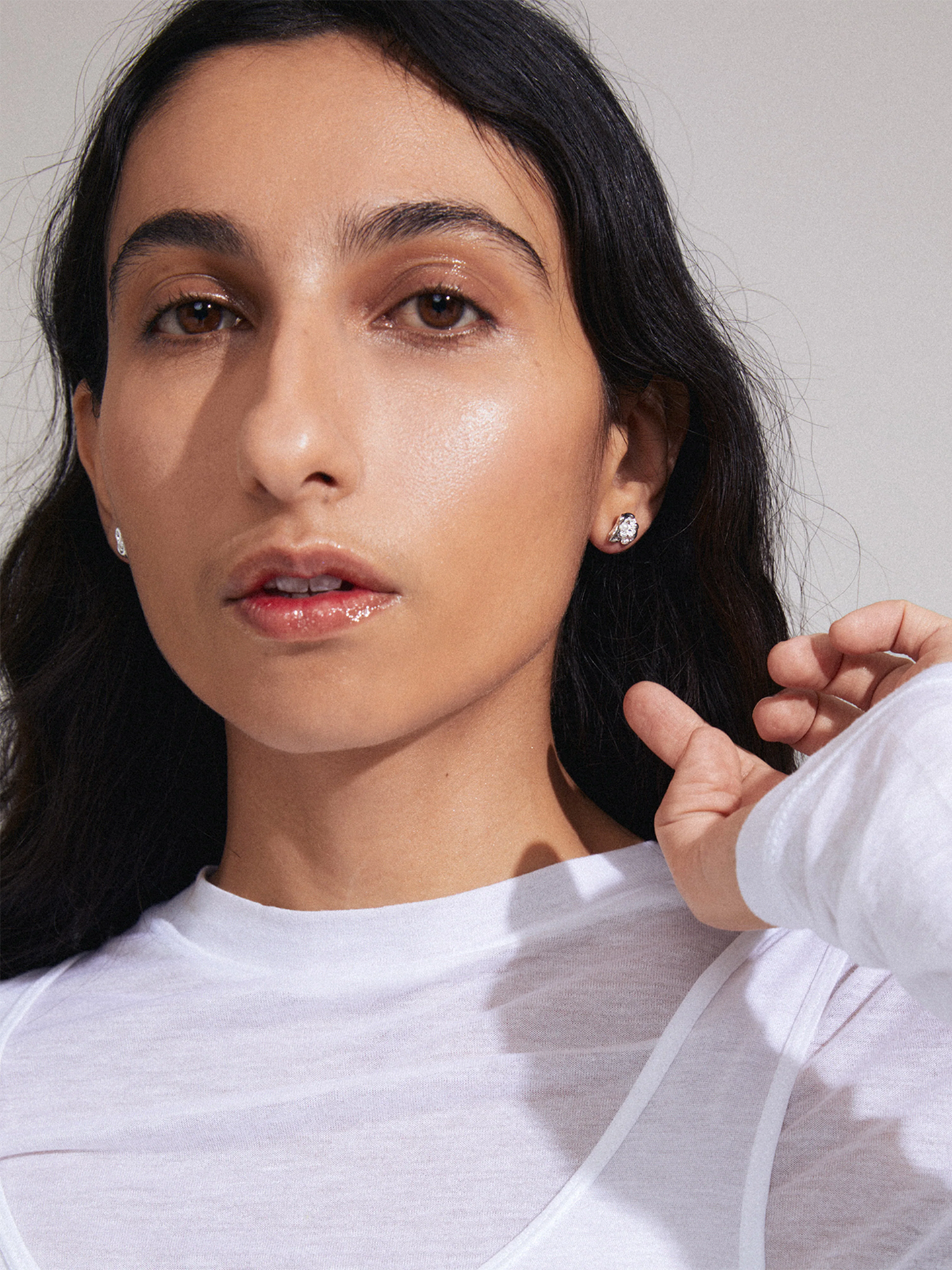 Pilgrim Inaya Øredobber Sølvbelagt