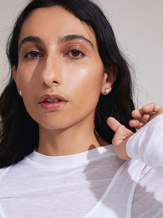 Pilgrim Inaya Øredobber Sølvbelagt