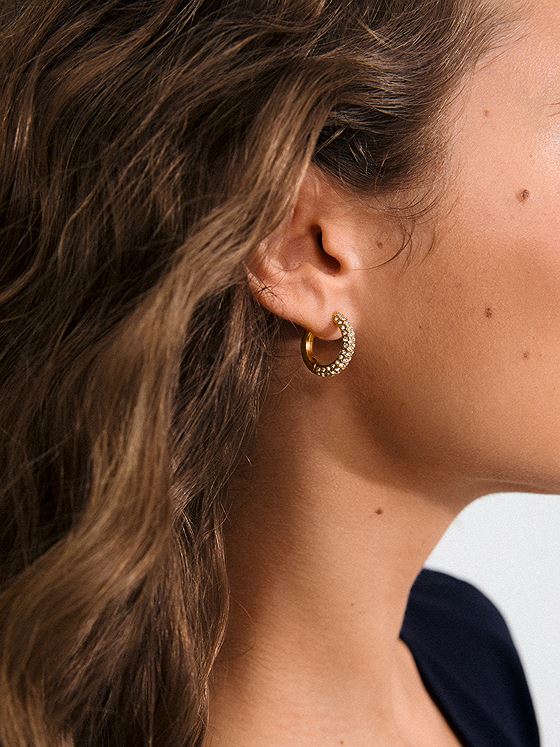 Pilgrim Tatum Medium Hoops Gullbelagt