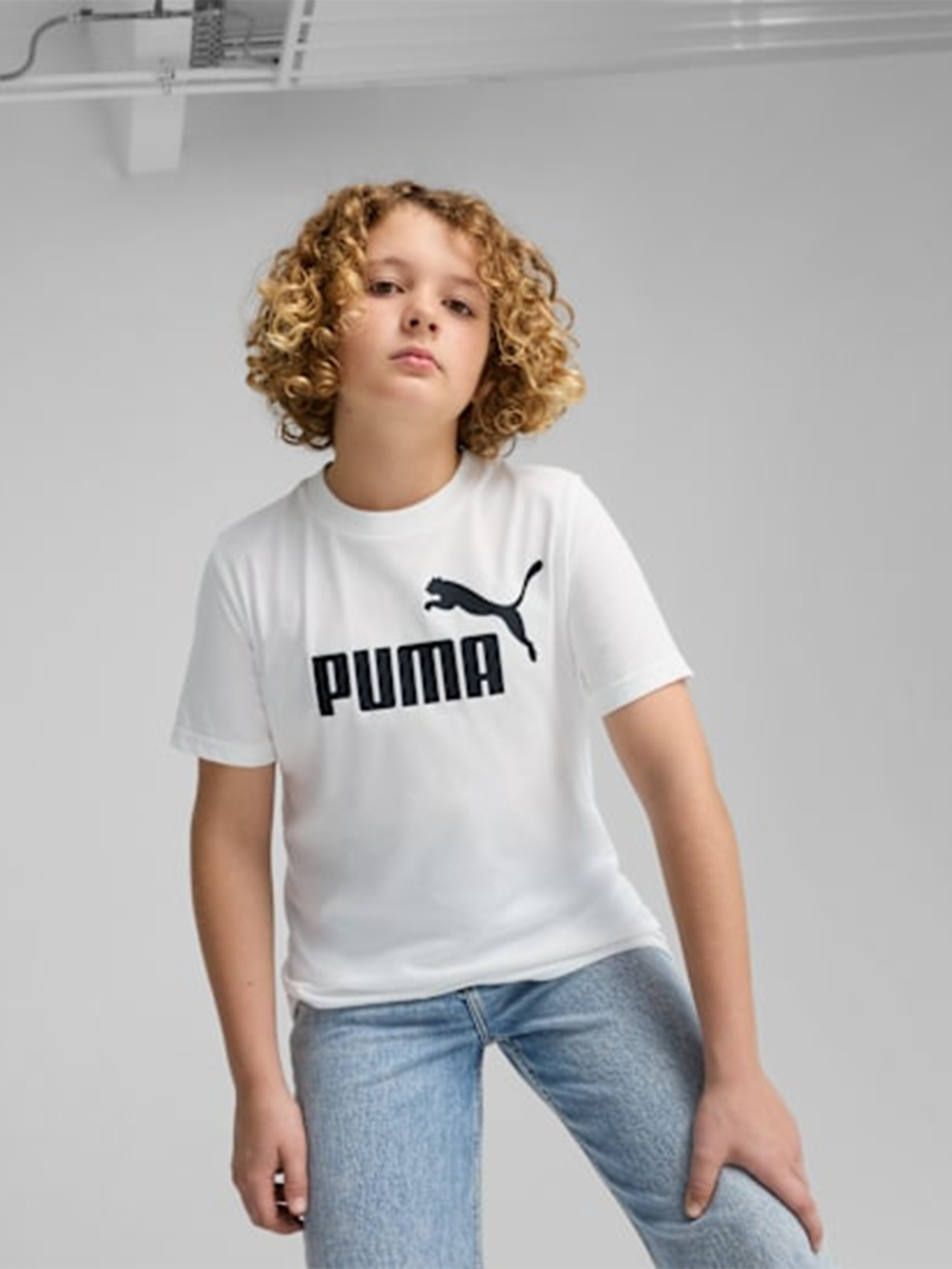 Puma Ess No. 1 Logo Tee B PUMA White