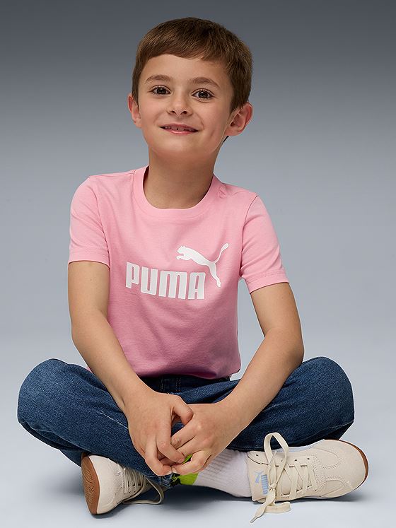 Puma Ess No. 1 Logo Tee Ps Rosa