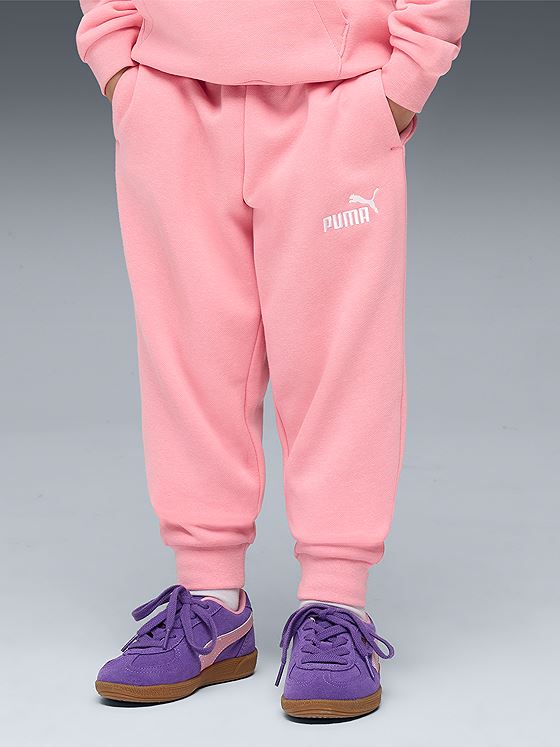 Puma Ess No. 1 Logo Sweatpants Fleece Rosa