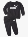 Puma Minicats Essentials Crew Jogger Fleece Cotton Black