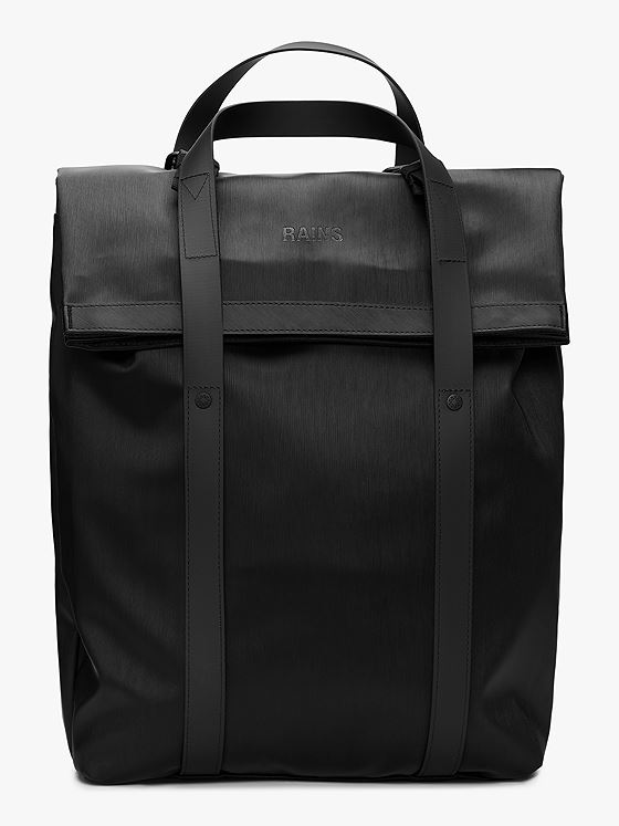 Rains 2 Way Tote Backpack Black