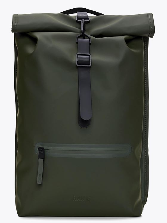 Rains Rolltop Rucksack Green
