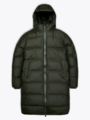 Rains Alta Longer Puffer Jacket Green