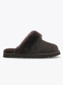 Roberto Rosso Sheepskin Slipper Dark Brown
