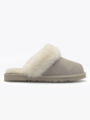 Roberto Rosso Sheepskin Slipper Light Grey