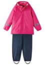 Reima Tihku Rain outfit Candy Pink