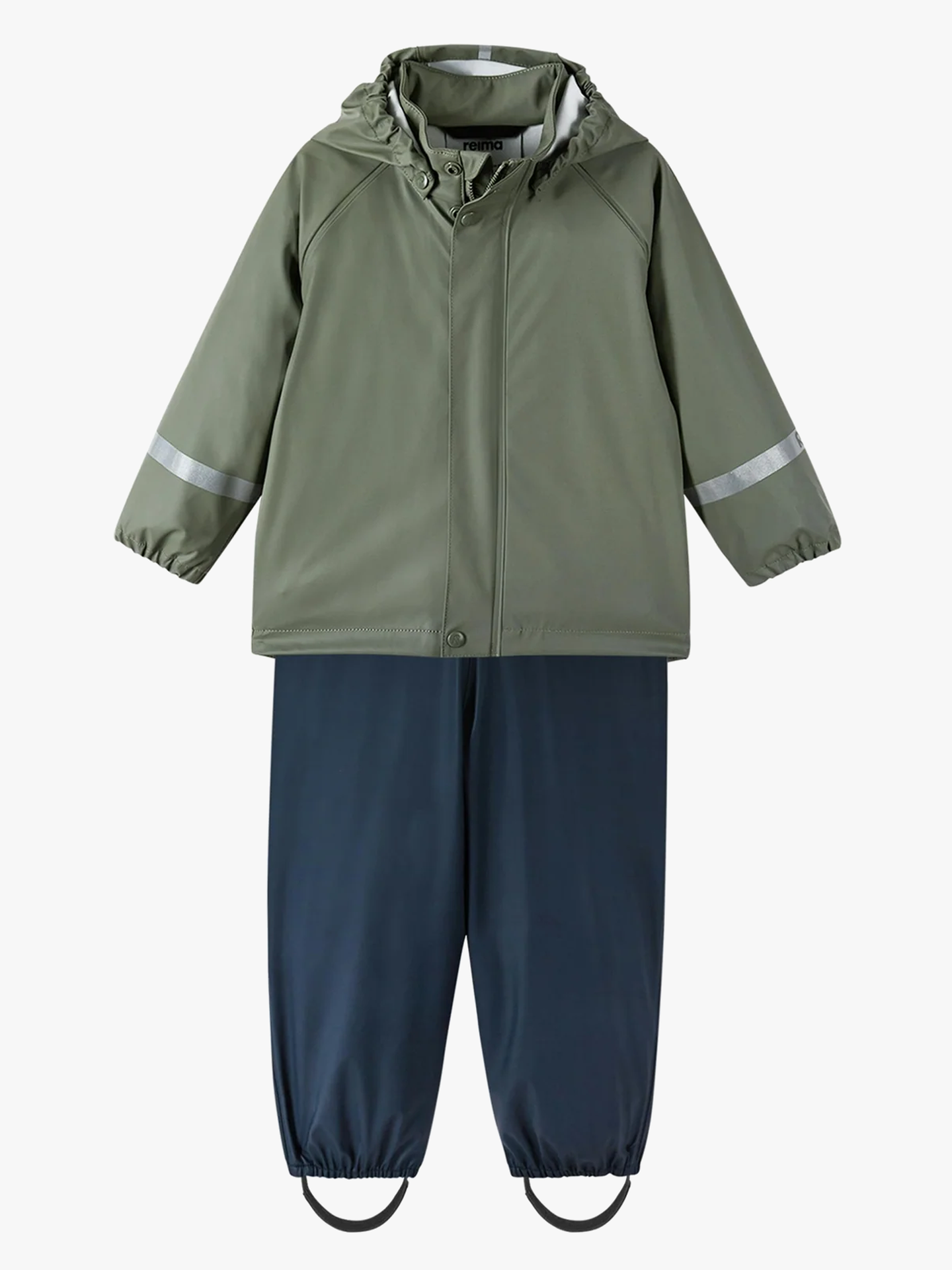 Reima Tihku Rain outfit Greyish green