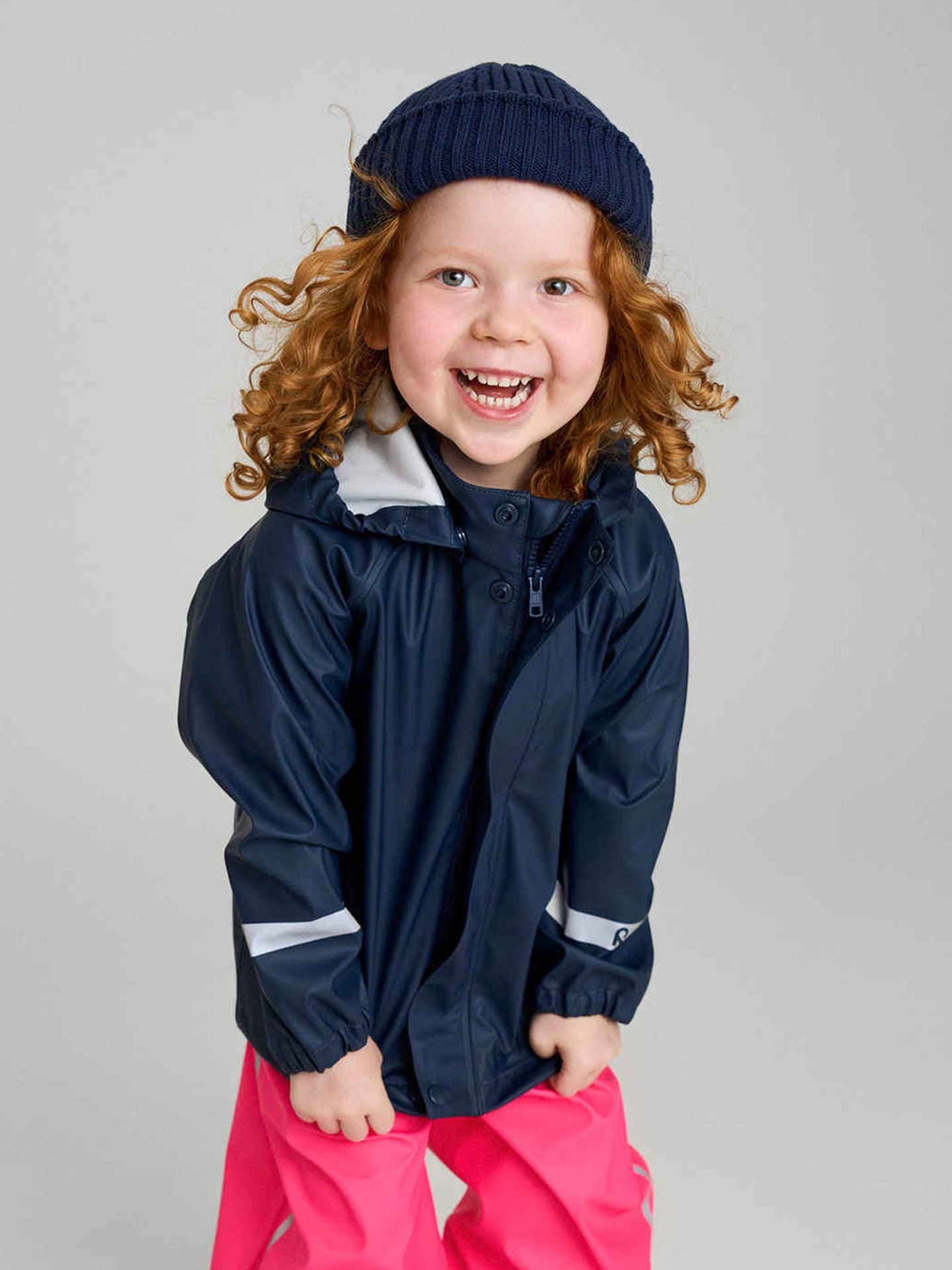 Reima Lampi Raincoat Navy