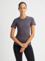 Röhnisch Jacquard Tee Dk Grey Plum