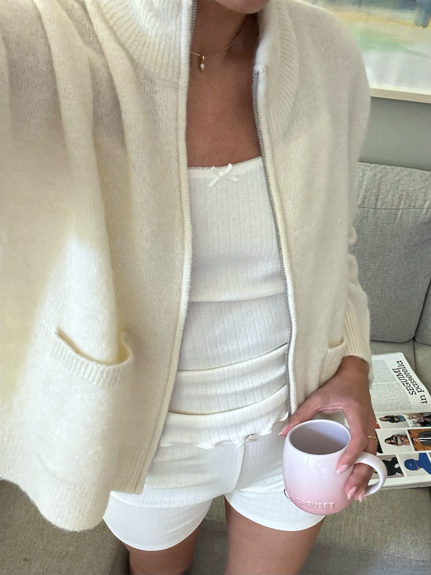 Rosemunde Belmo SL Top Cloud Dancer