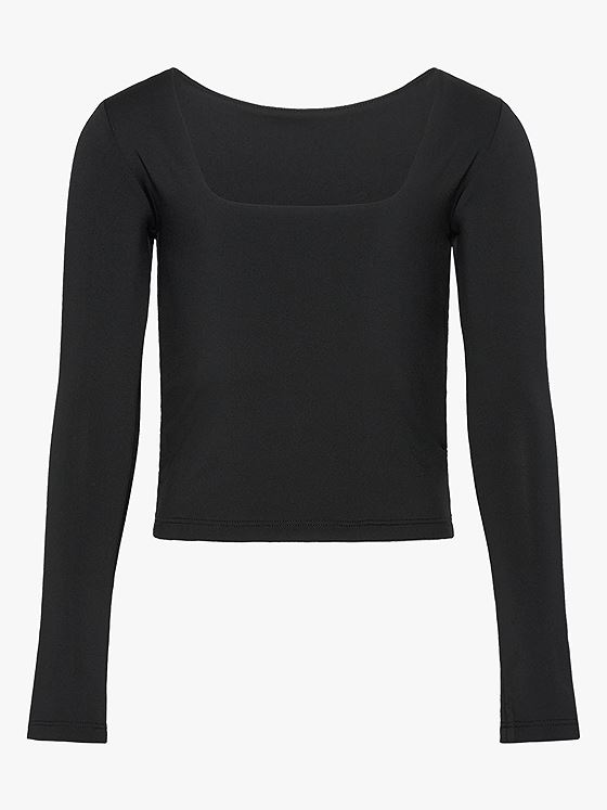 Rosemunde Billie Reversible Long Sleeve Short T-shirt Black