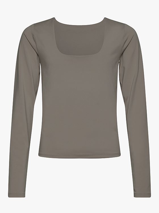 Rosemunde Billie Reversible Long Sleeve Short T-shirt Falcon