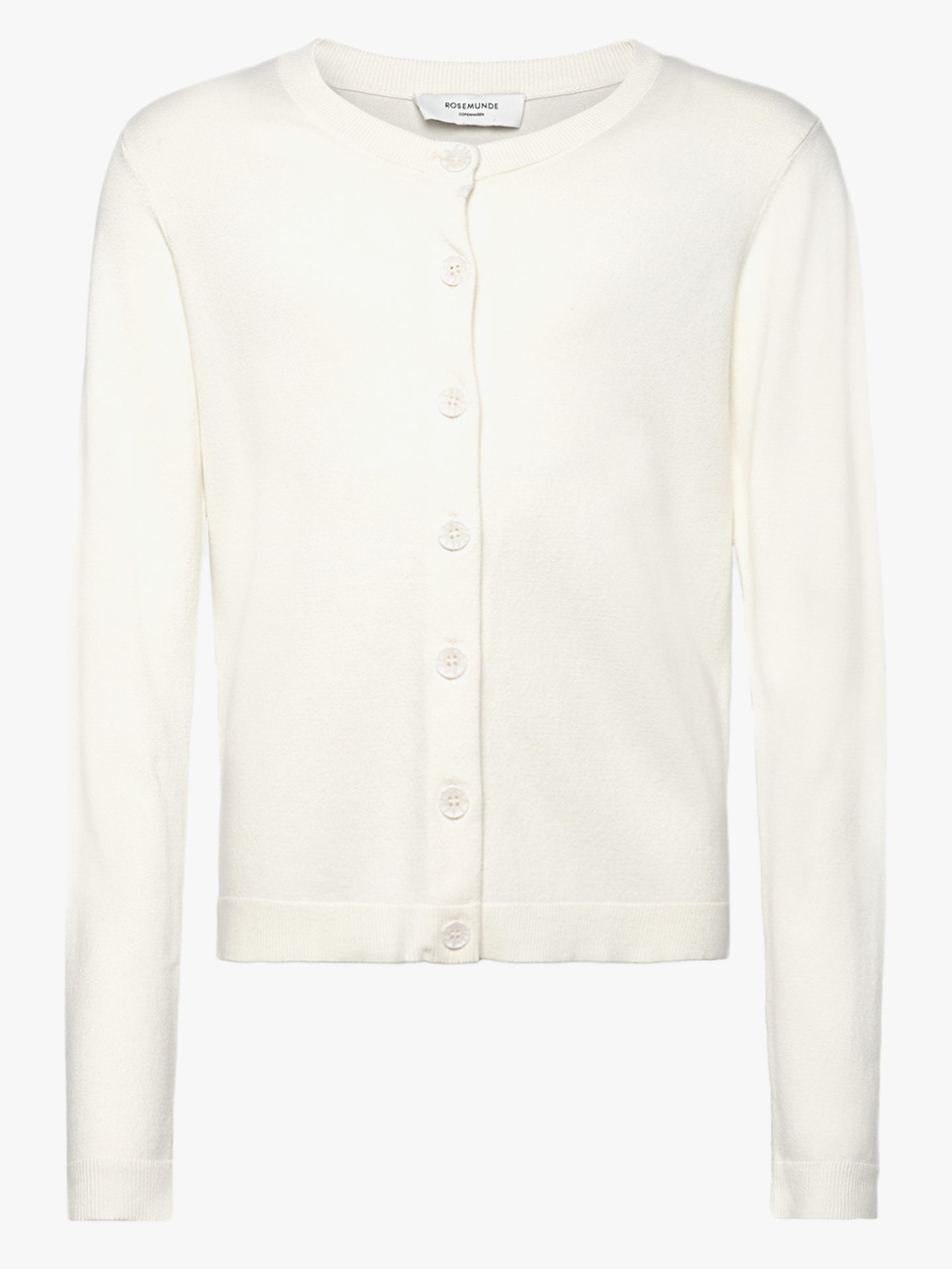 Rosemunde Denise Long Sleeve Regular Cardigan Cloud Dancer