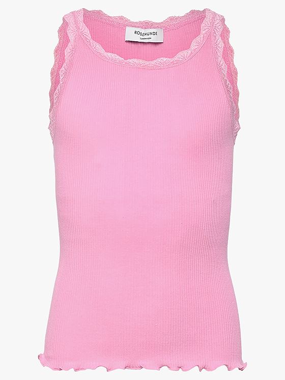 Rosemunde Balta Sleeveless Short Lace Top Prism Pink