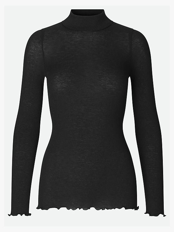 Rosemunde Burlington Long Sleeve Regular T-neck Black